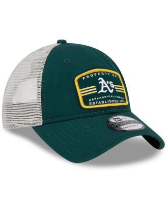 Men's Green Oakland Athletics Property Trucker 9TWENTY Snapback Hat