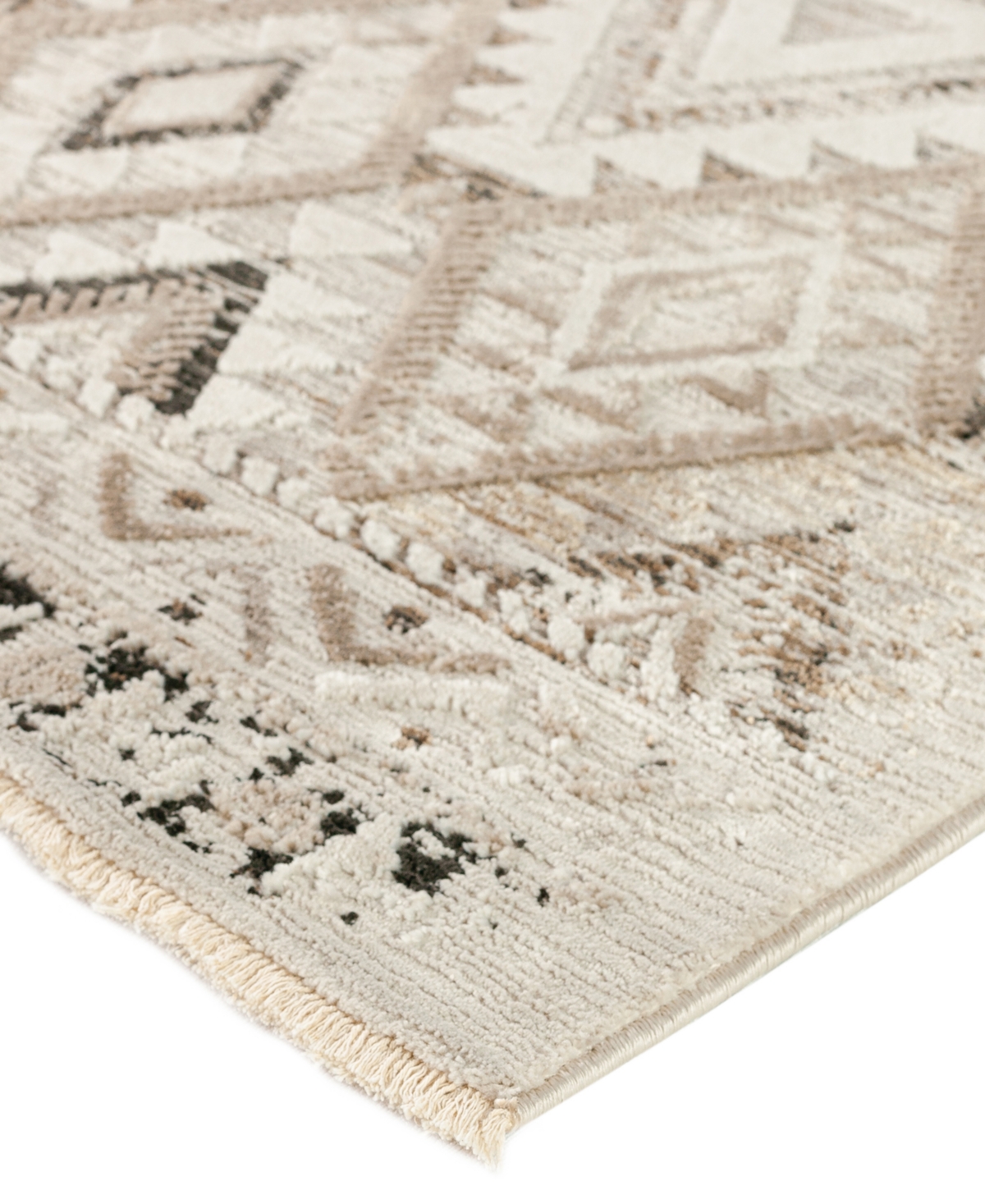 D Style Izmir Iz2 9' X 13'2" Area Rug In Taupe
