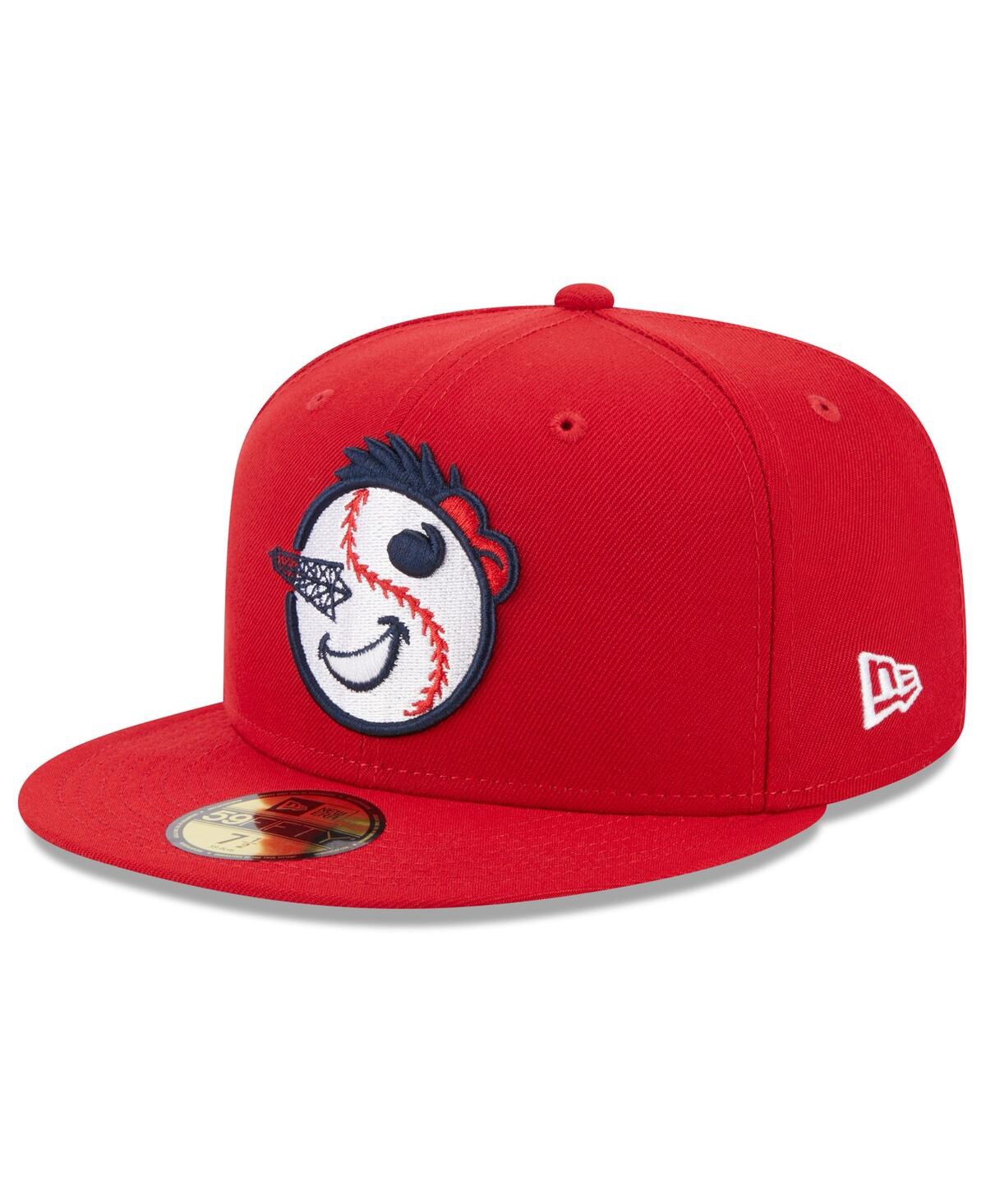 New Era Red Tulsa Drillers Authentic Collection Alternate Logo 59fifty Fitted Hat