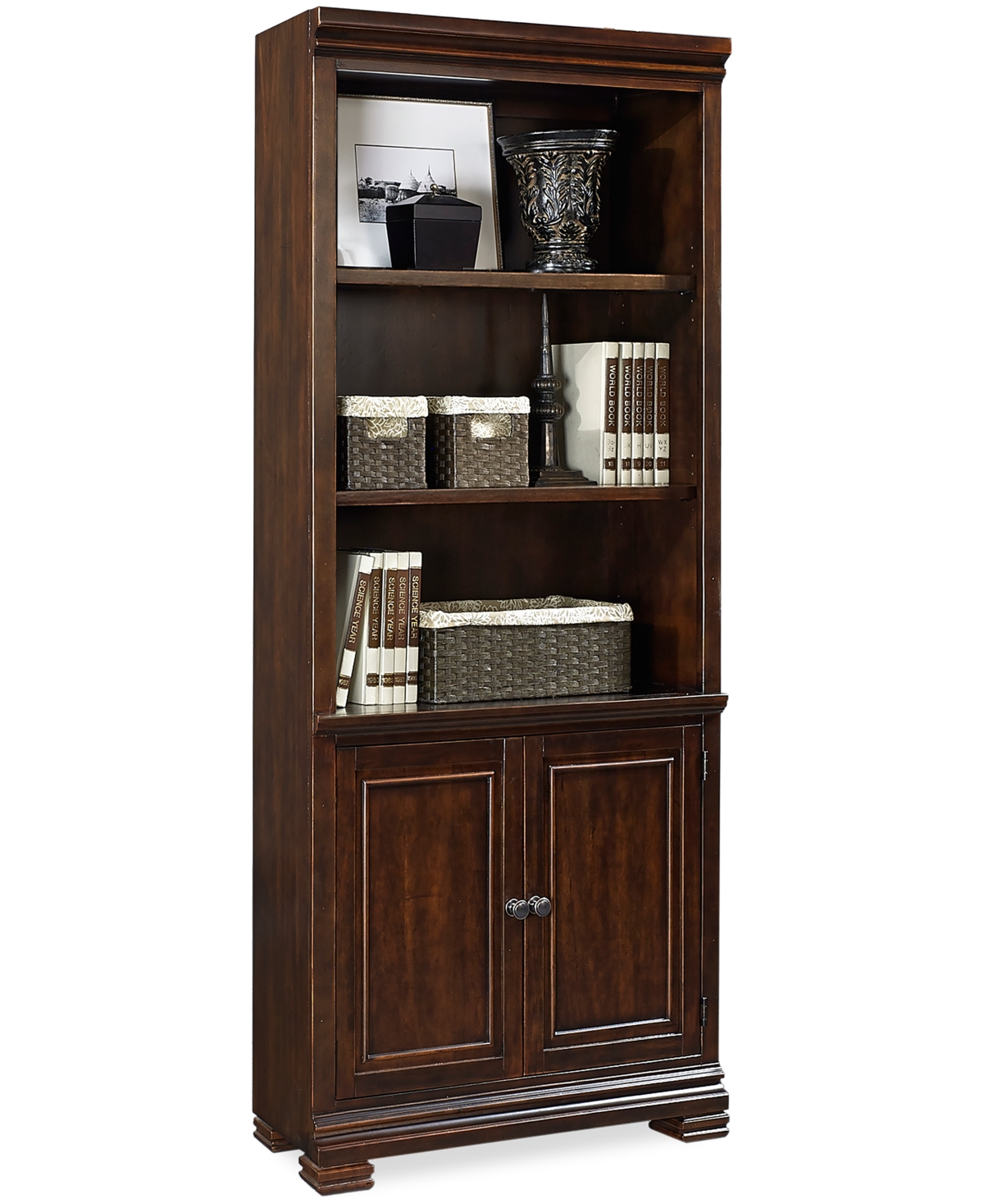 Furniture Weston Door Bookcase In Brown Ale