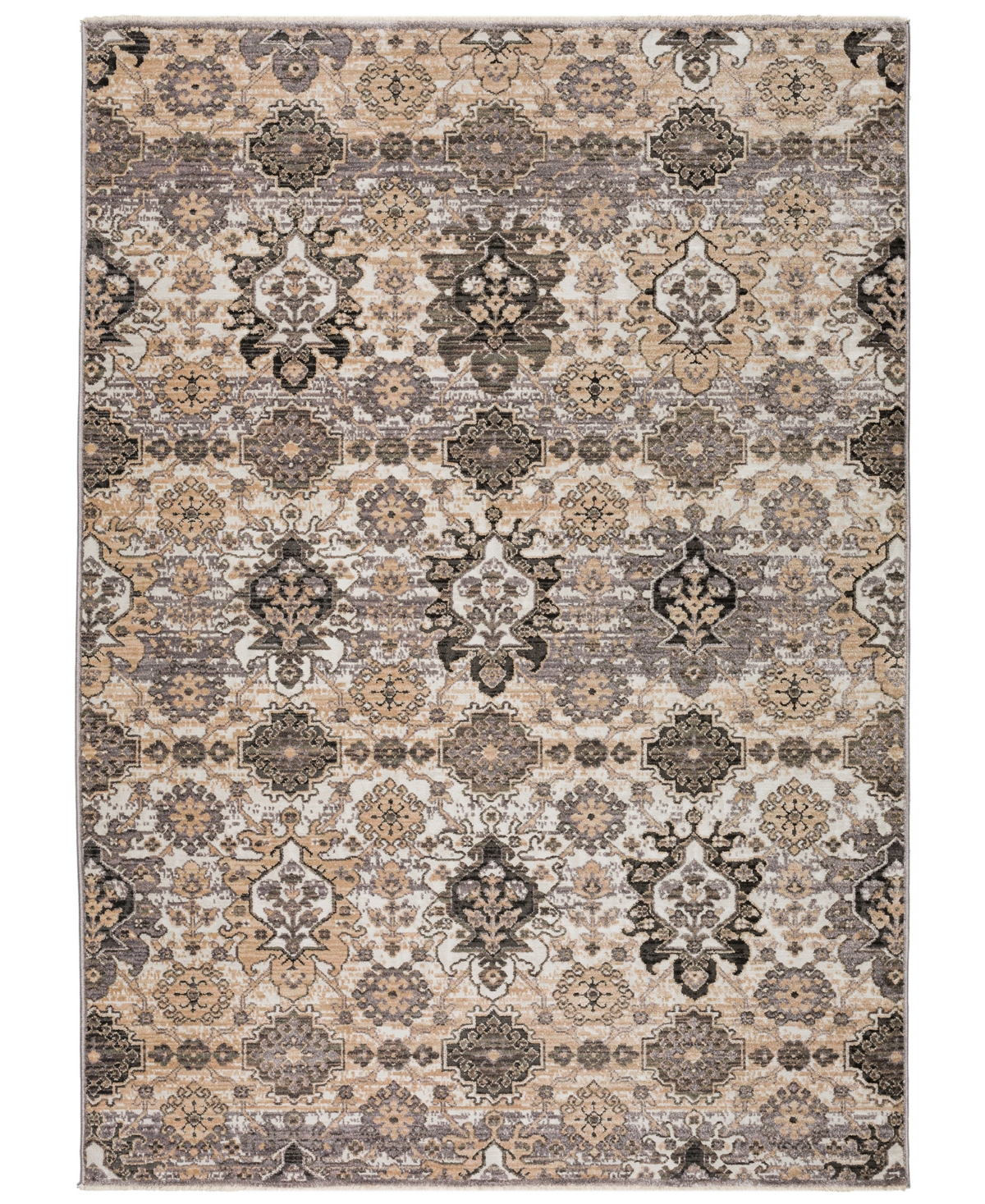 D Style Sergey Sgy7 3' X 5' Area Rug In Gray
