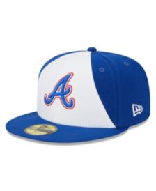 Men's New Era Cream/Light Blue Atlanta Braves Spring Color Two-Tone 59FIFTY  Fitted Hat
