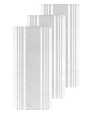 Stripe Dual Sided Woven Kitchen Towel, Set of 3