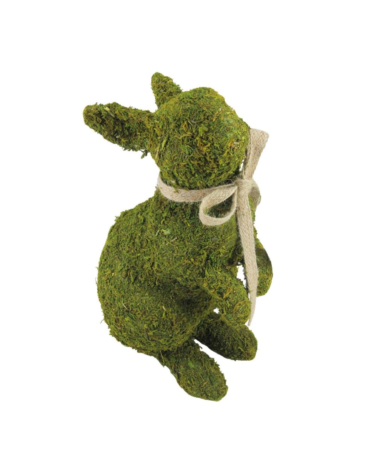 Northlight 10.5 Green Moss Standing Bunny Rabbit Spring Easter Figure In Green