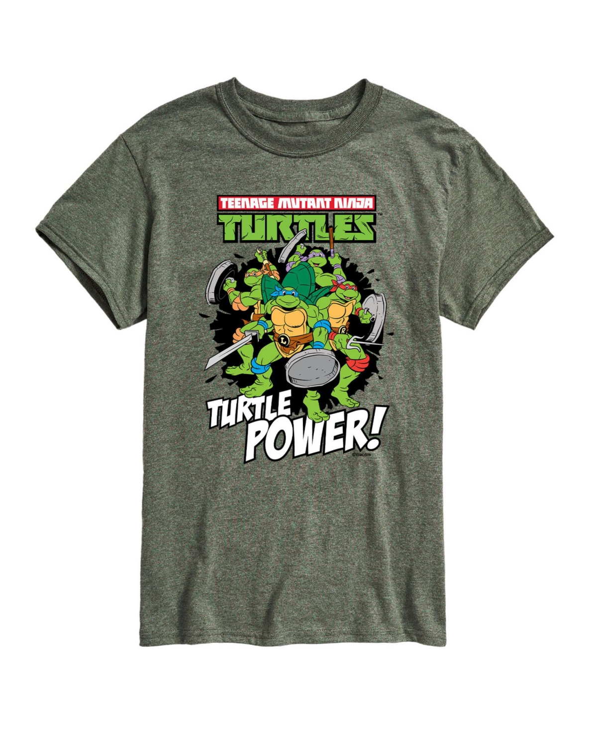 Shop Airwaves Men's Teenage Mutant Ninja Turtles Graphic T-shirt In Green