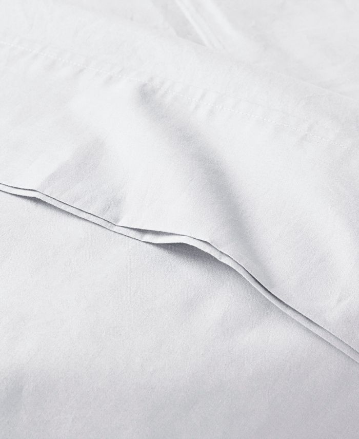Madison Park Peached Cotton Percale 4Pc. Sheet Set, Queen Macy's