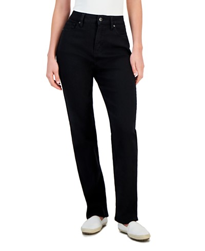 Stretch Denim Capri Pants (Black, Dark blue, Light blue, Grey) (EXTRA –  Pluspreorder
