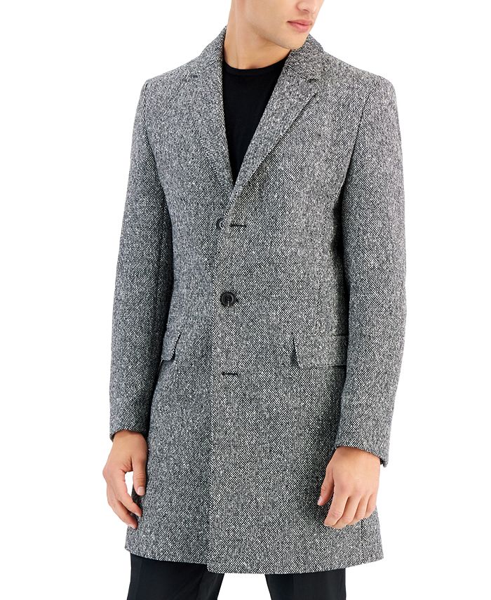 Egara charcoal outlet slim fit topcoat