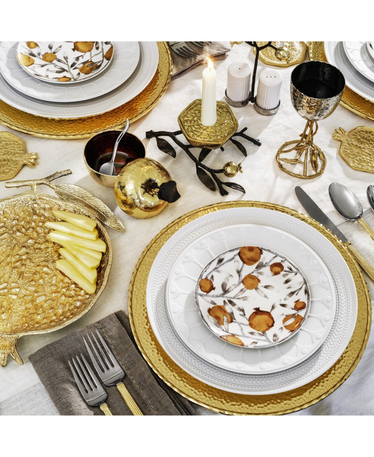Michael Aram Wheat Gold Collection 5-Piece Place Setting