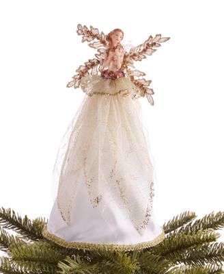 Holiday Lane - Gold-Tone Fairy Tree Topper