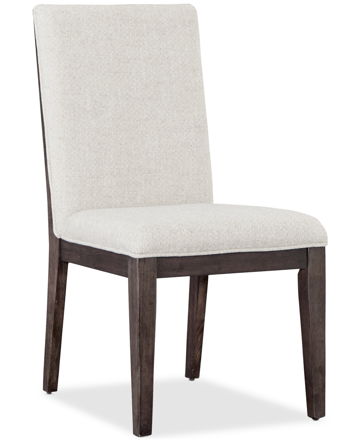 Aspenhome Beckett Upholstered Dining Side Chair In Dark Brown