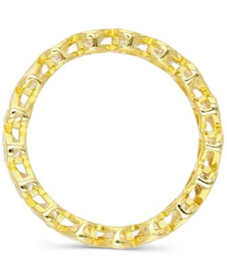 Cubic Zirconia Heart Band (Also in Lab-Created Morganite)