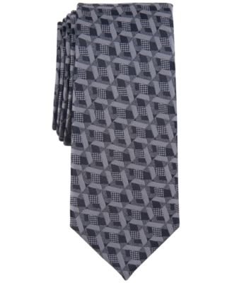 Alfani - Men's Bleecker Geo-Print Tie
