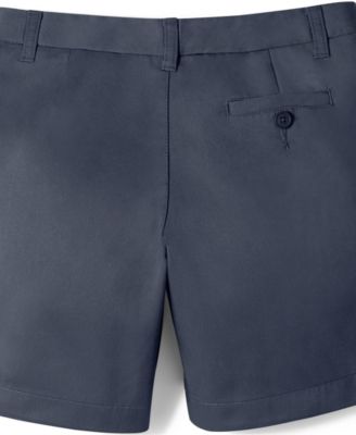 Little Girls Plain Front Blend Chino Shorts