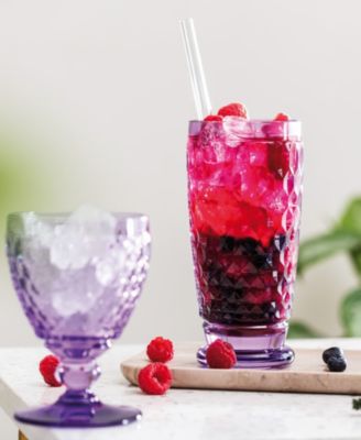 Boston Red Wine Glasses, Set of 4 