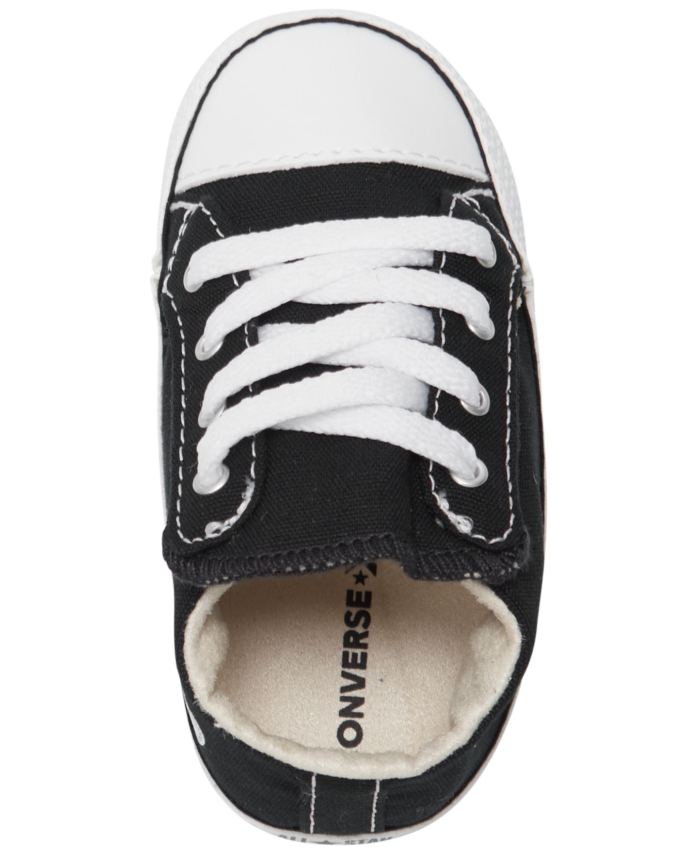 Ботинки Converse Chuck Taylor All Star Cribster Crib Booties from Finish Line для малышей, цвет: Чёрный — фото 4