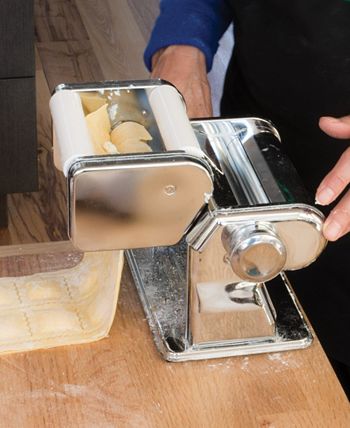 Fante s Pasta Machine Chromed Steel with Wood Handle The Italian