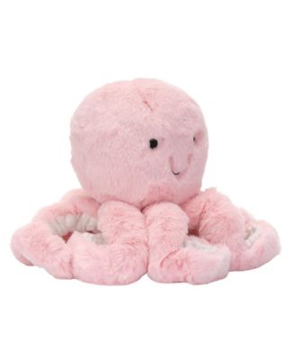 Sea Dreams Pink Plush Octopus Stuffed Animal Toy - Bubbles