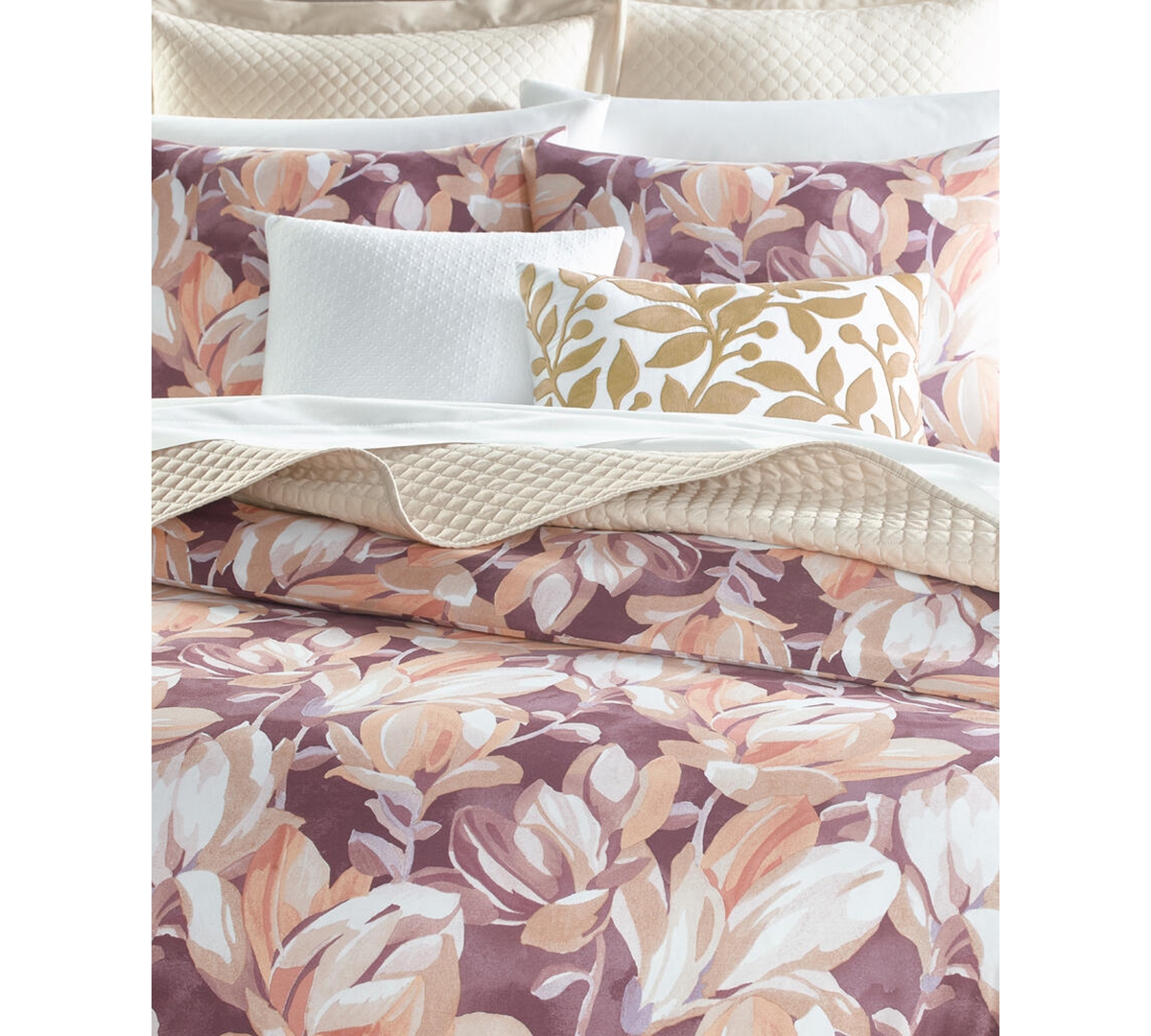Last Act! Charter Club Damask Designs Magnolia 3-Pc. Comforter Set, Full/Queen, Exclusively at Macy's