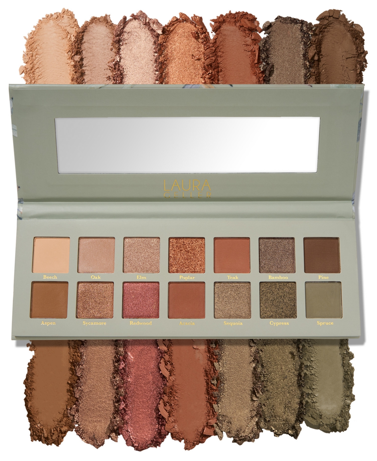 The Casual Collection 14 Multi-Finish Eyeshadows Palette - Copper  Khaki