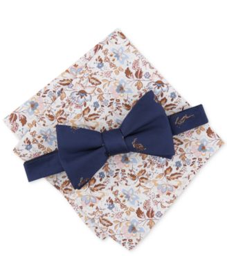 Bar III - Men's Lunar Rabbit Bow Tie & Pocket Square Set