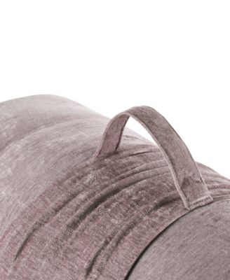 Edelia Poly Chenille Lounge Floor Pillow, 27 "x 74"