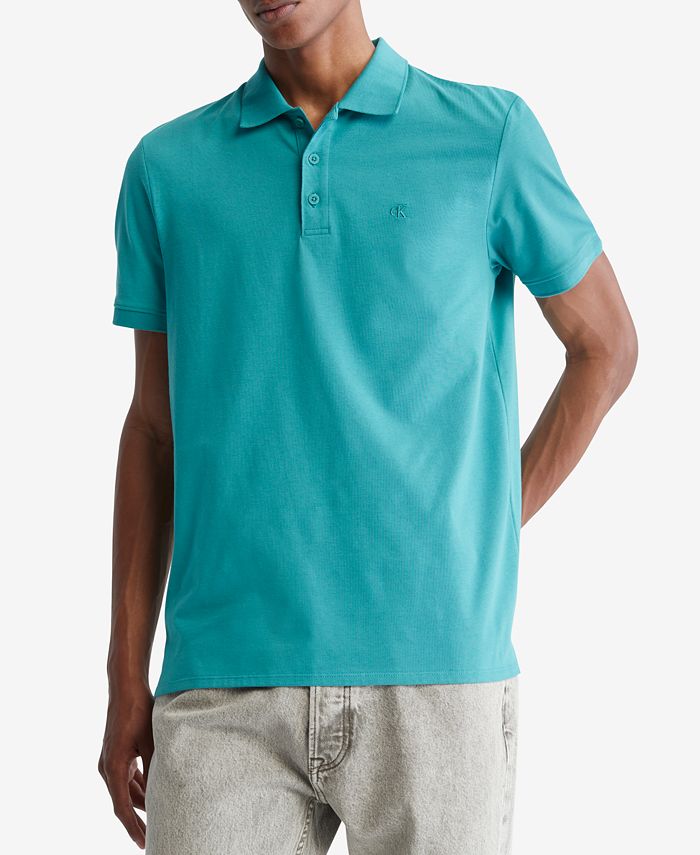 Calvin Klein Men's Monogram Logo Button Down Shirt