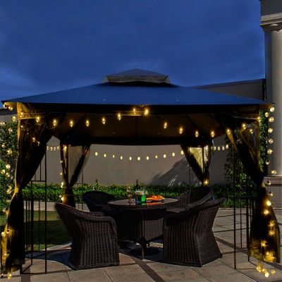 Streamdale 10x10 Patio Gazebo Canopy with Mosquito Net