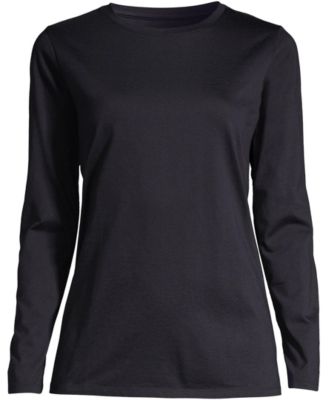 Women's Supima Cotton Long Sleeve Crewneck T-Shirt