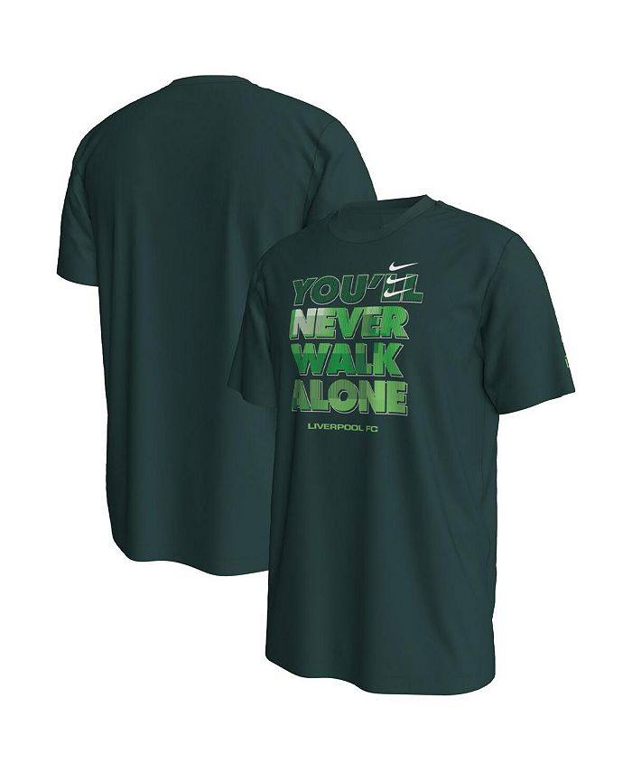 Liverpool Crew Neck Knit Tee in Matcha Green Stripe main image 1