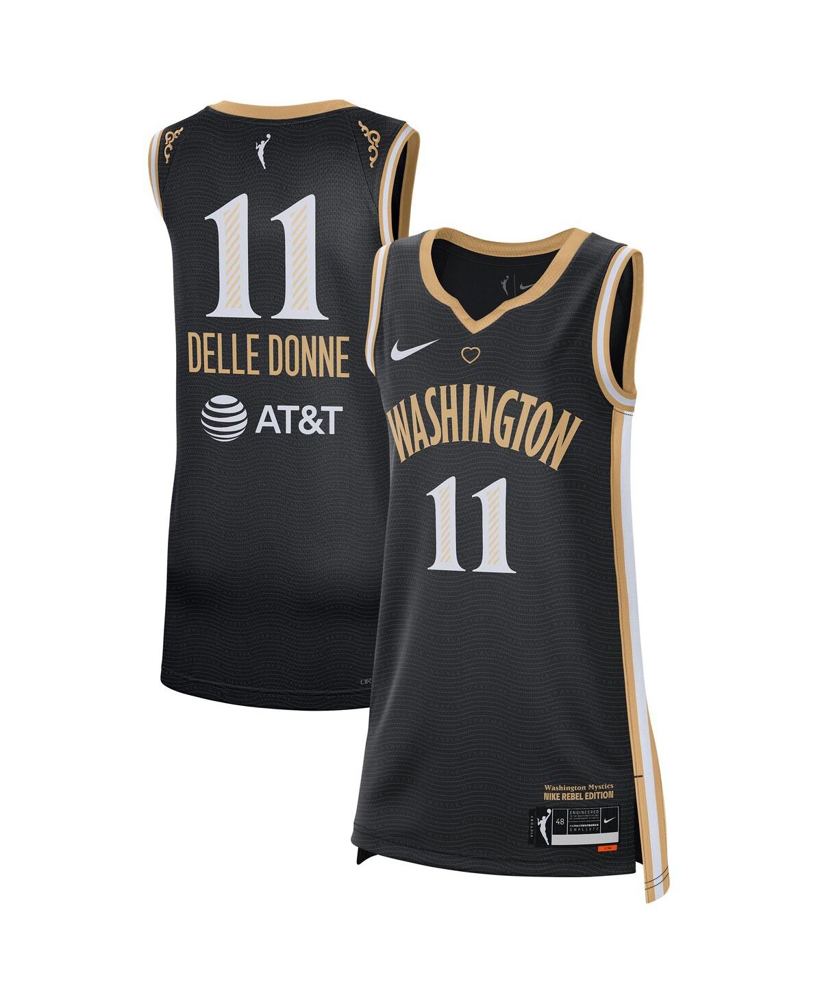 Women's Nike Elena Delle DonneWashington Mystics Rebel Edition Jersey - Black