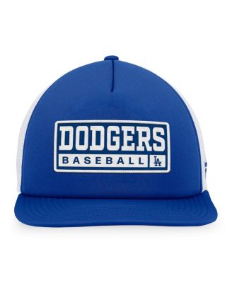 Men's Royal, White Los Angeles Dodgers Foam Trucker Snapback Hat