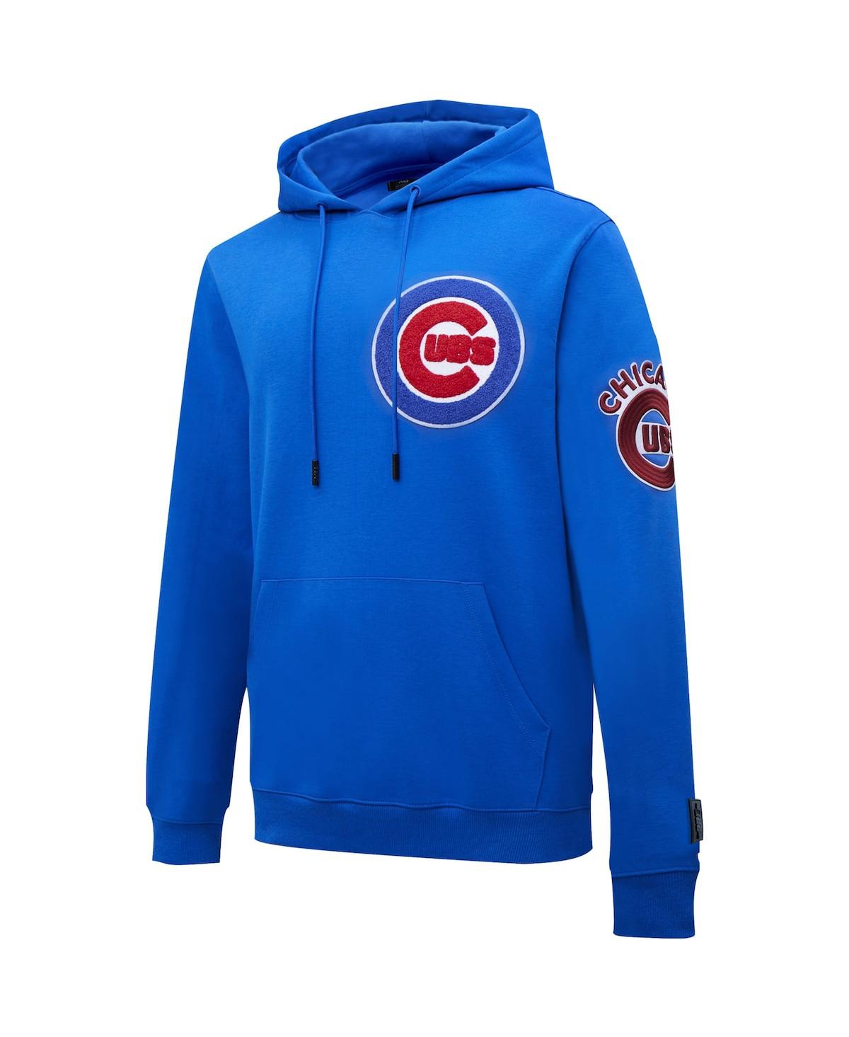 Shop Pro Standard Men's Royal Chicago Cubs  Logo Pullover Hoodie