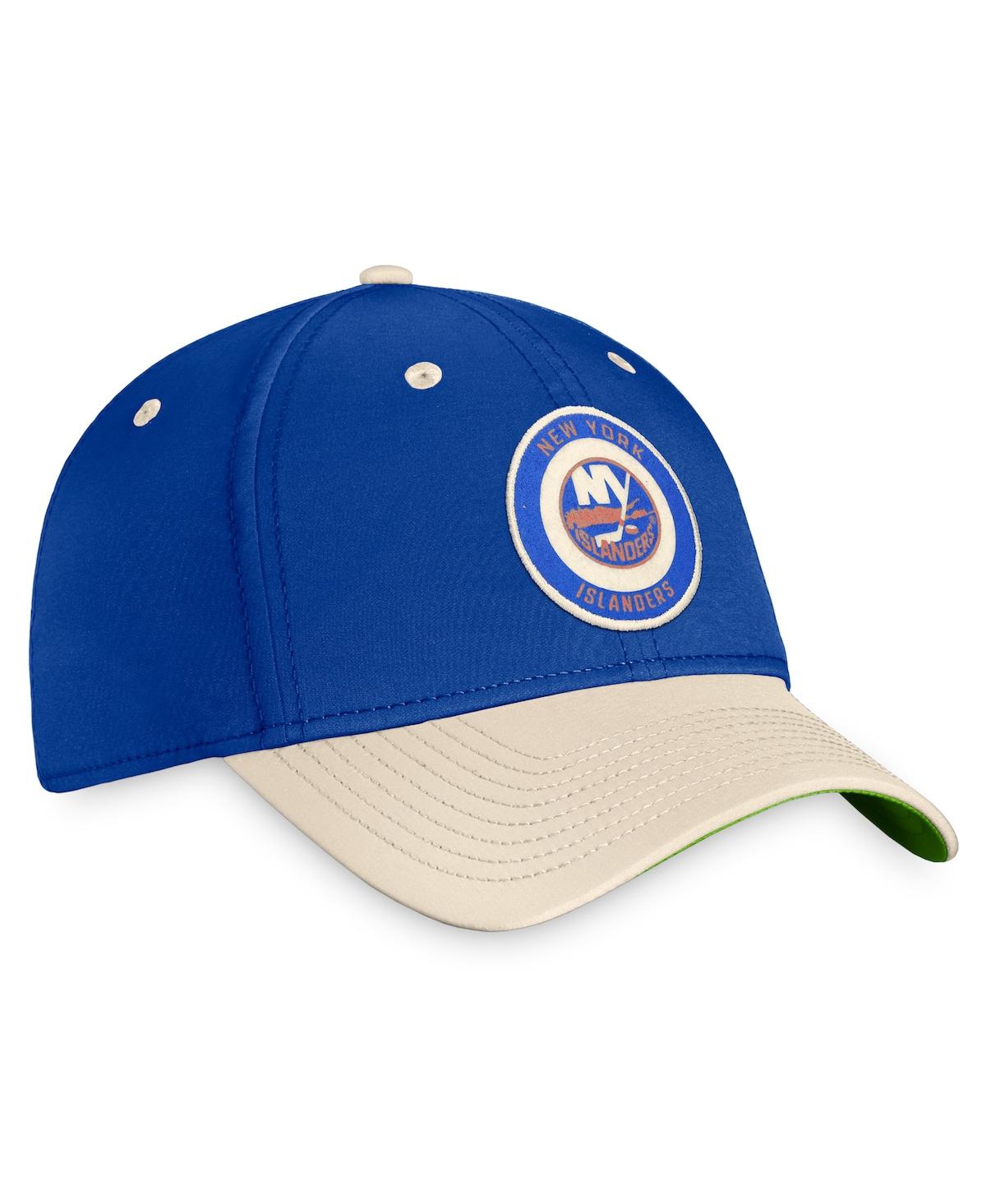 Men's Fanatics Khaki New York Islanders True Classics Retro Flex Hat - Khaki