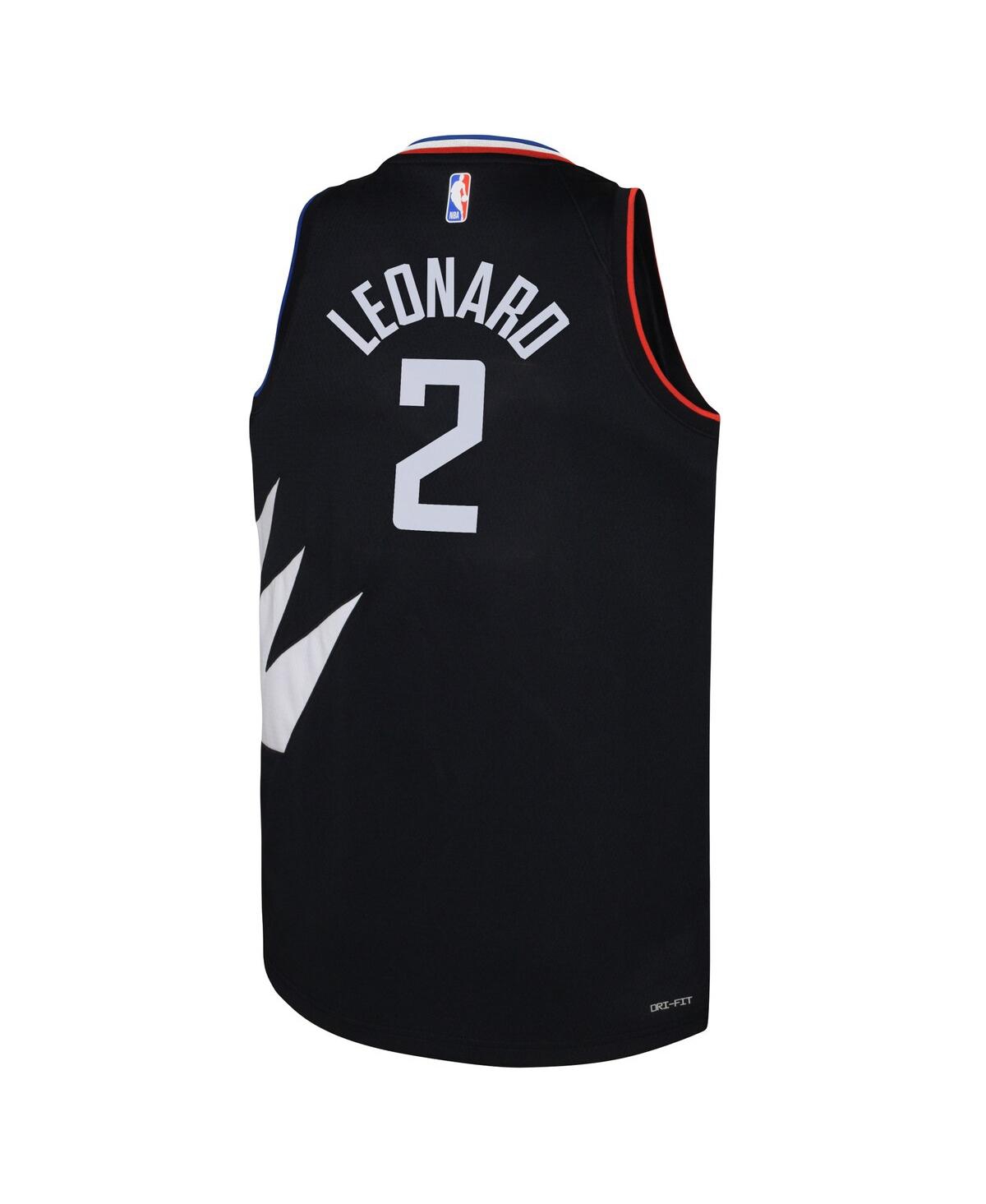 Big Boys and Girls Jordan Kawhi LeonardLa Clippers 2022/23 Swingman Jersey - Statement Edition - Black