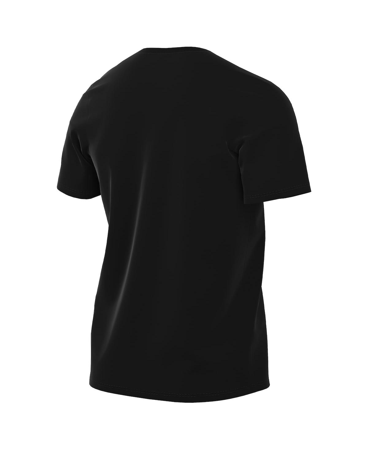 Nike Men's  Black Uswnt Crest T-shirt In Black