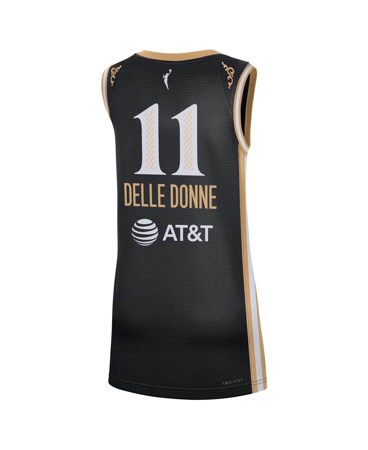Women's Nike Elena Delle DonneWashington Mystics Rebel Edition Jersey - Black