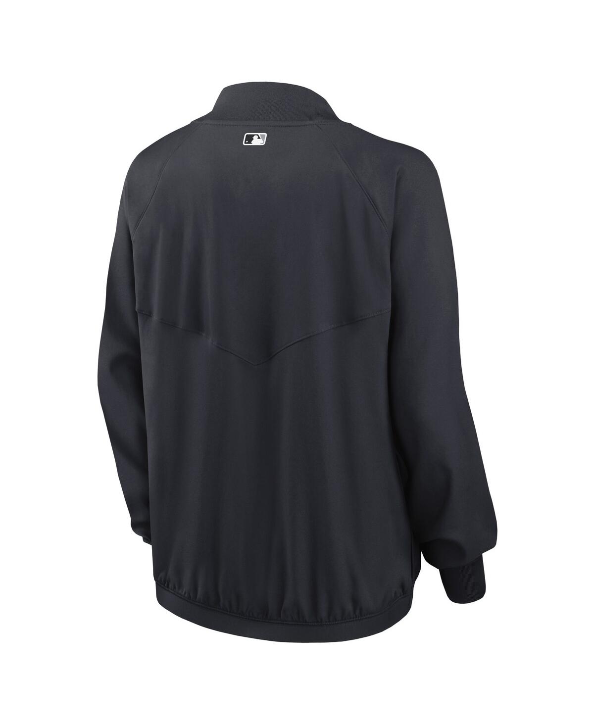 Shop Nike Women's  Navy New York Yankees Authentic Collection Team Raglan Performance Full-zip Jacket