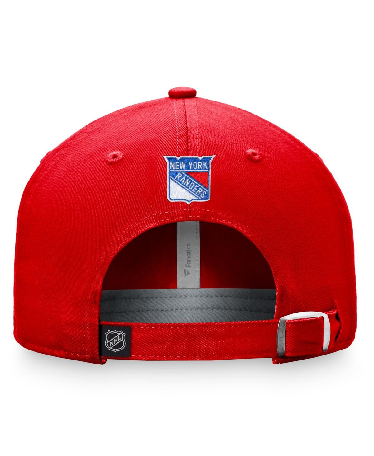 Shop Fanatics Women's  Red New York Rangers Breakaway Adjustable Hat