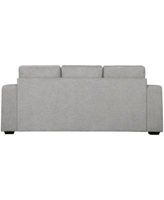 Elizabeth 85" Stain-Resistant Fabric Reversible Sofa Chaise Sectional