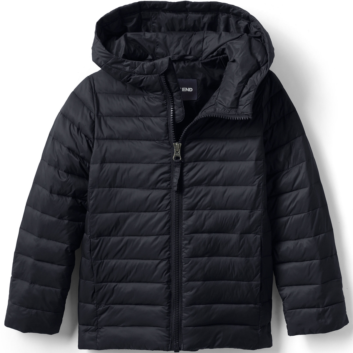 Lands' End Boys ThermoPlume Packable Hooded Jacket