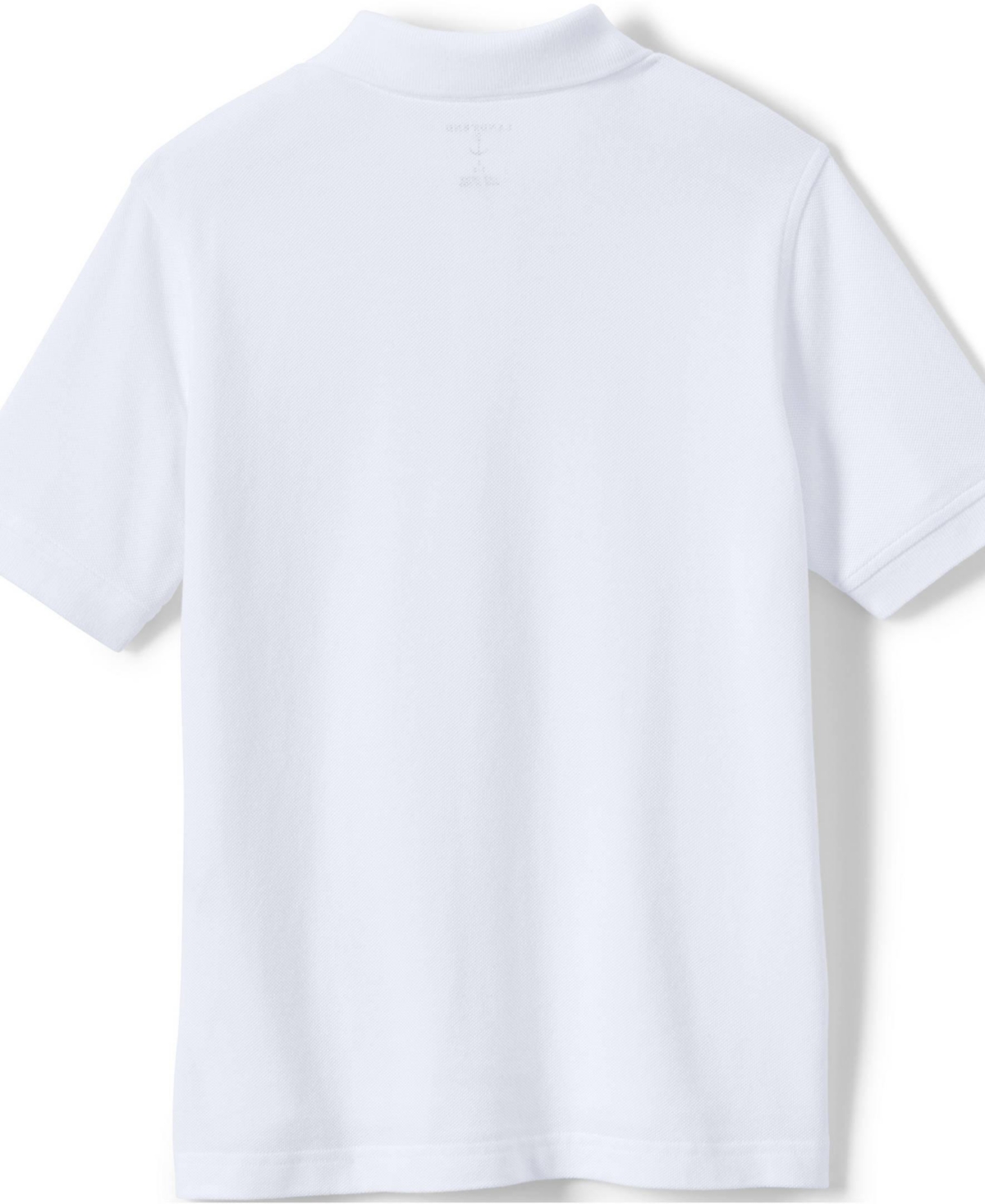 Lands' End Girls School Uniform Short Sleeve Mesh Polo Shirt