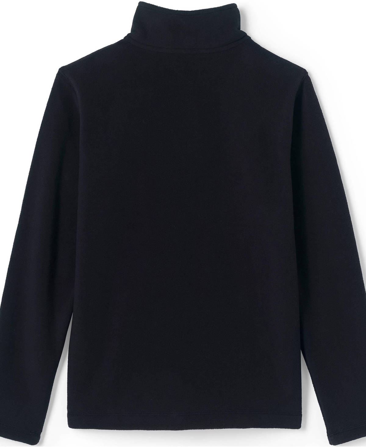 Lands' End Girls School Uniform Lightweight Fleece Quarter Zip Pullover