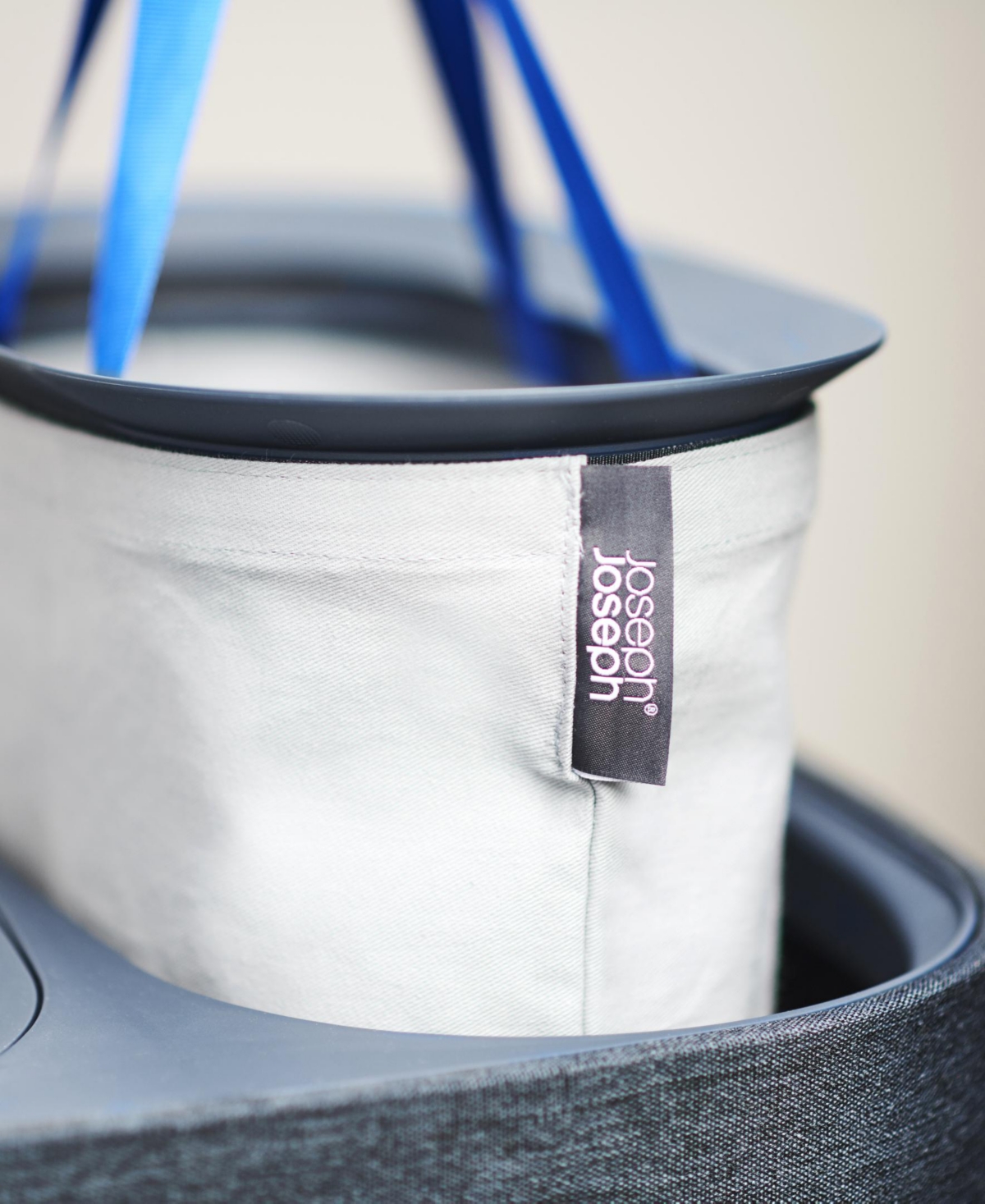 Joseph Joseph Tota 60-litre Laundry Separation Basket In Carbon Black