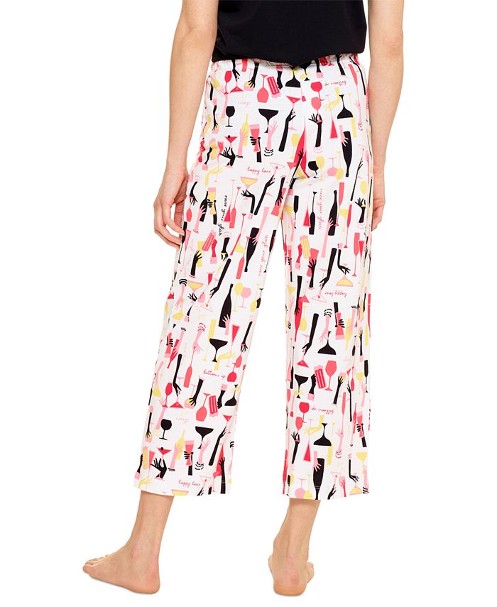 Hue Women's Raise UR Glass Printed Capri Pajama Pants - Macy's