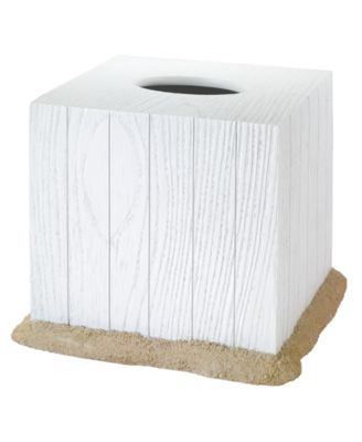 Avanti Beach Mode Flip-Flop Motif Resin Tissue Box Cover