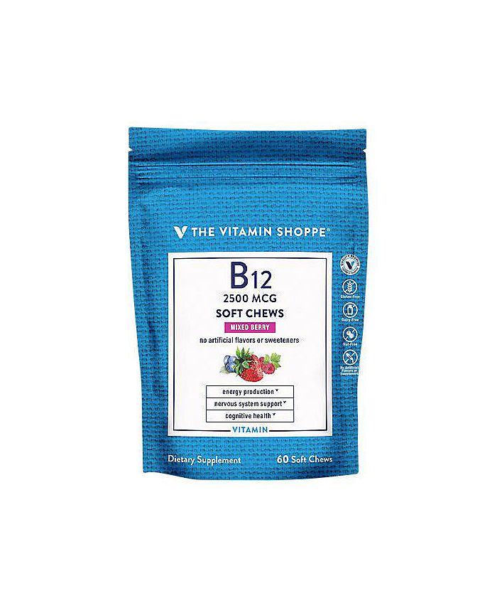 The Vitamin Shoppe Vitamin B12 Soft Chews Supports Energy Production