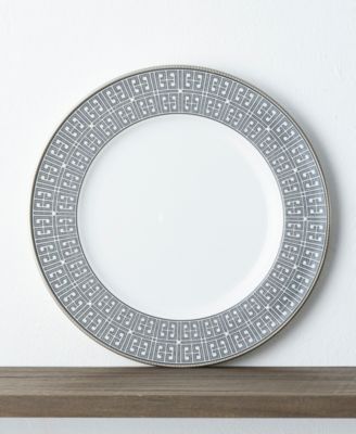 Infinity Graphite 4 Piece Dinner Plate Set, Service for 4