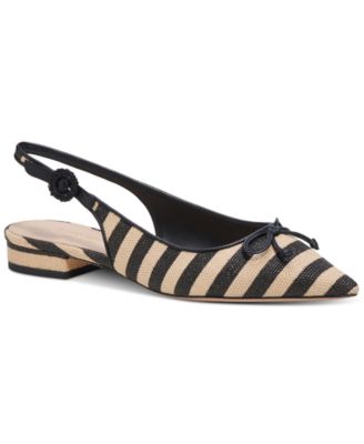 kate spade new york - Women's Veronica Raffia Slingback Flats