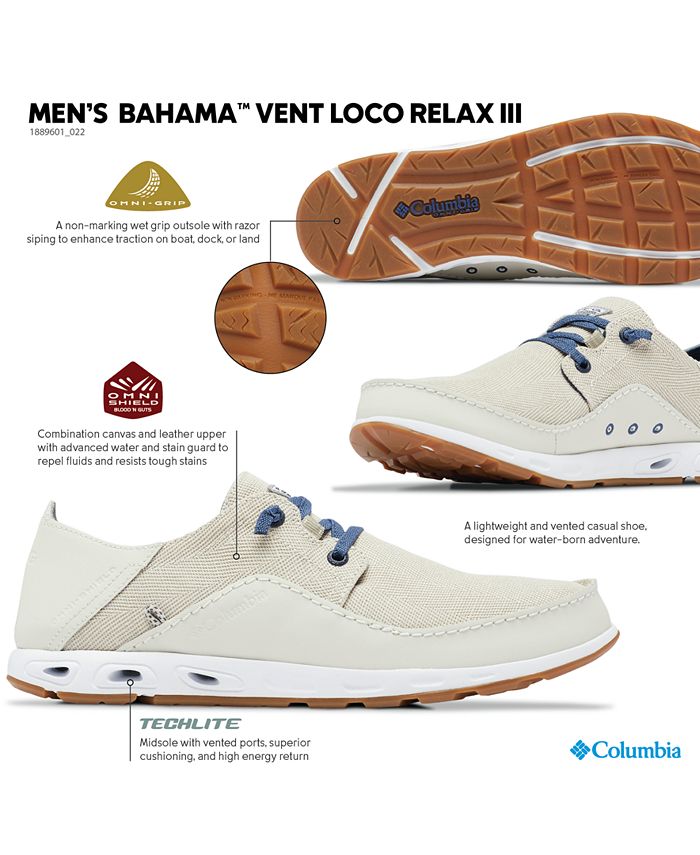 Columbia Men's Bahama Vent Relaxed PFG, Graphite/Metal, 11